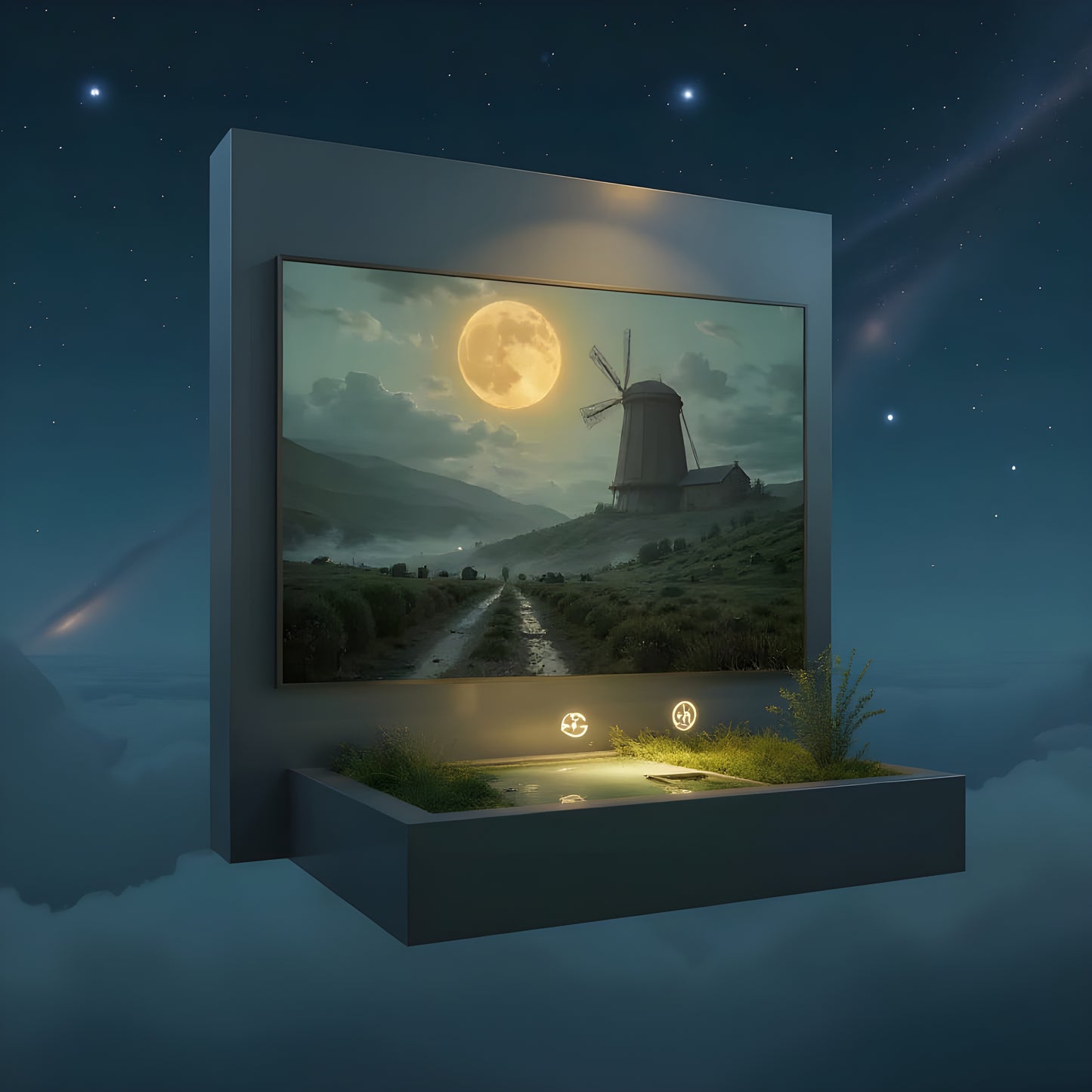 SOLAR FARM OUTPOST – GOLDEN MOON