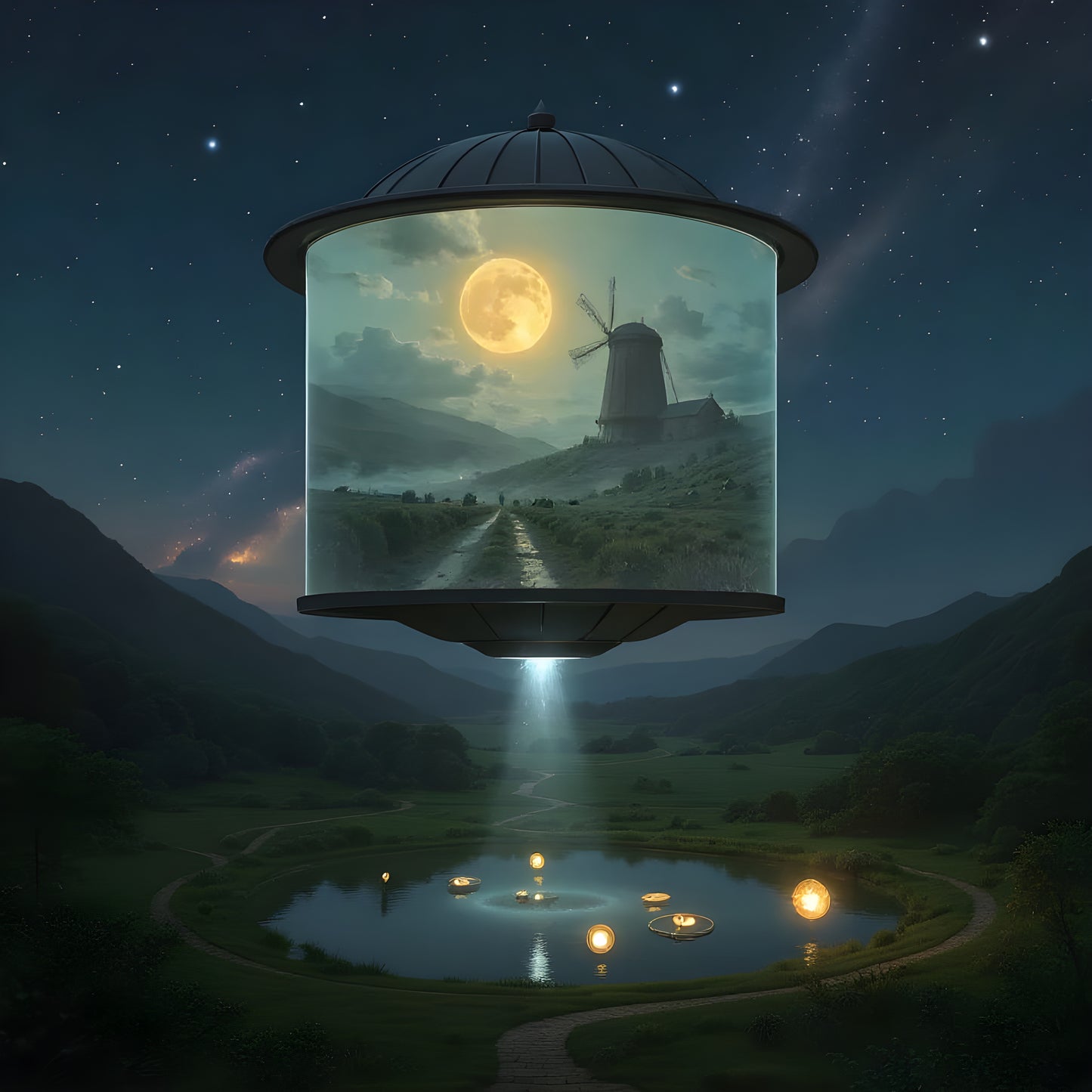 SOLAR FARM OUTPOST – GOLDEN MOON