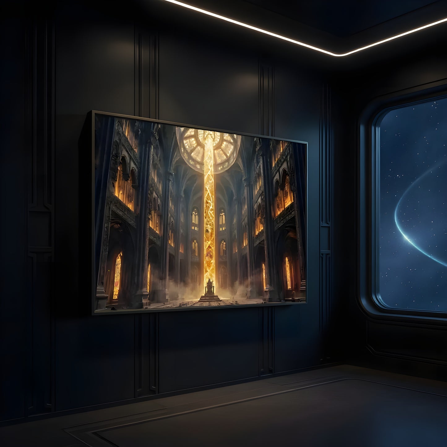 CATHEDRAL FORTRESS IN ORBIT